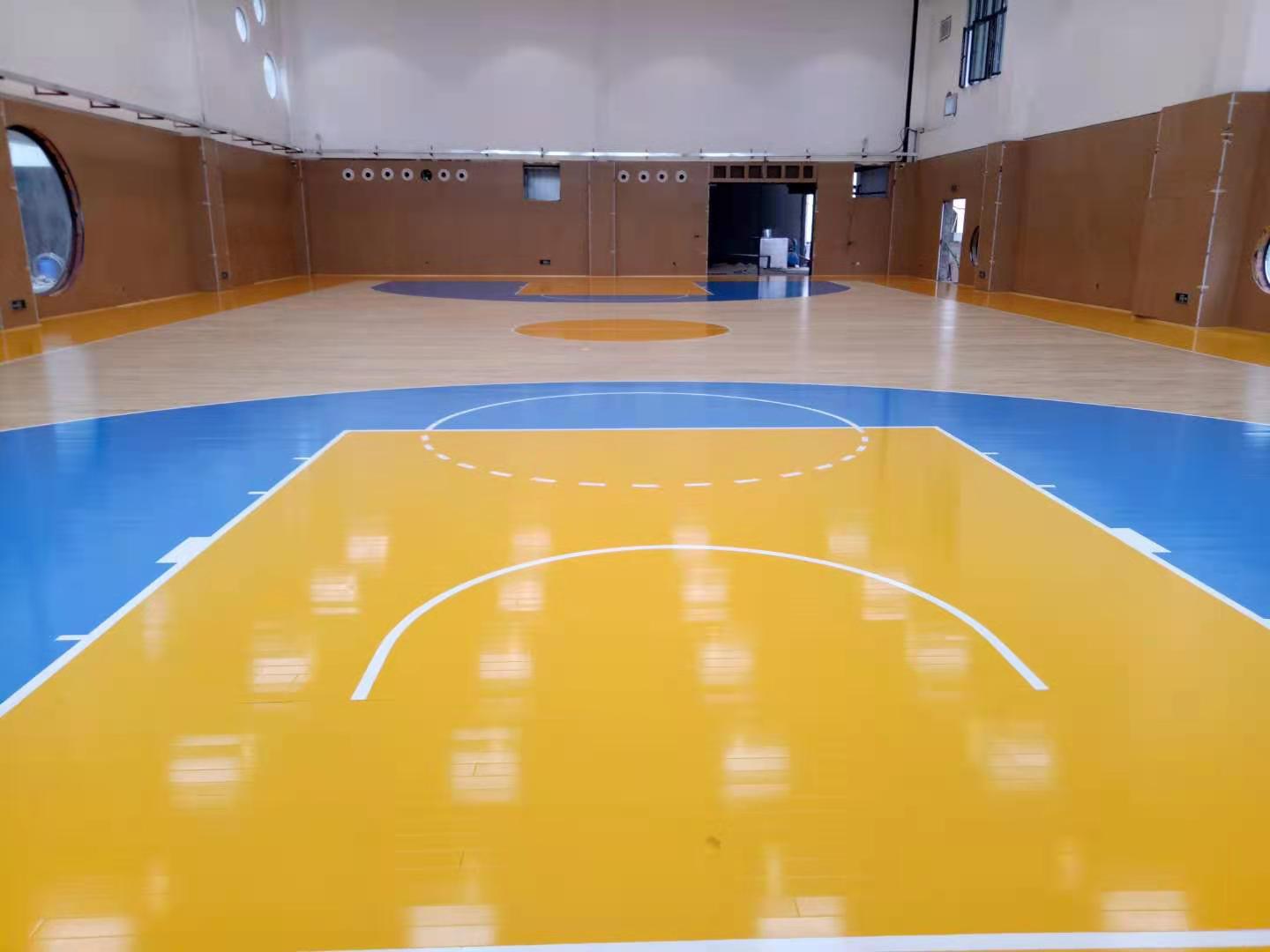 湖北襄陽學校籃球場館案例